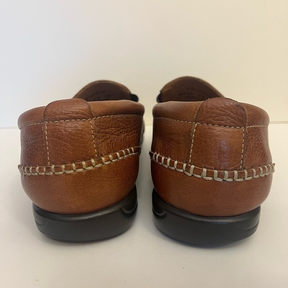 J. Murphy Cort Whipstitch Venetian Leather Loafers Men’s Size 9M Made in Brazil main image 8